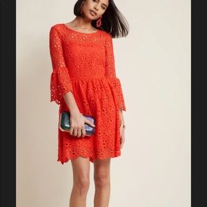 Red lace dress, Jack by BB Dakota, size 8